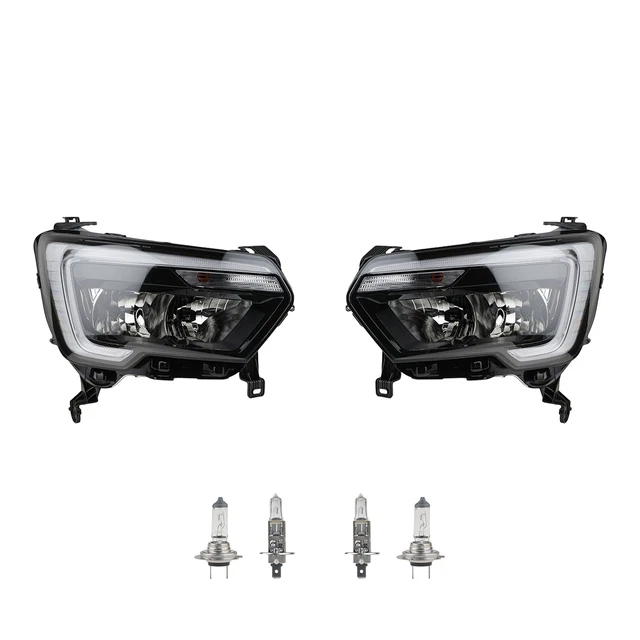 Set 2 Fari Anteriori Per Ducato Jumper Boxer 244 (2002-2006) - Cromati, H7/H1, Predisposti Regolazione Elettrica - Foto 7