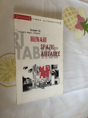 Bruno Munari”Spazio abitabile “Stampa Alternativa no Enzo Mari kartell artemide 