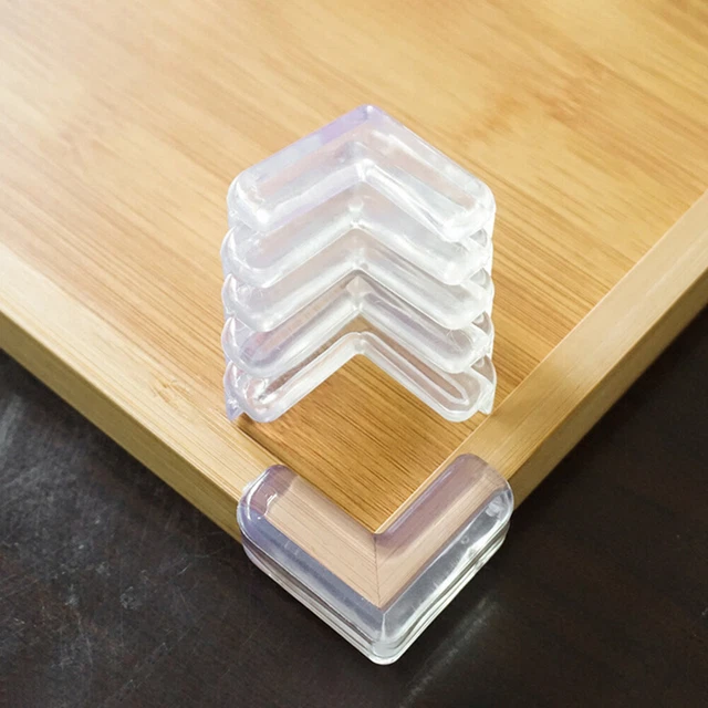 L-shaped Transparent Table Corner Edge Protection Cover Baby Anti-collision Pad