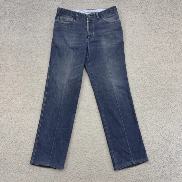Brioni Marmolada Jeans Mens 34 R Blue Straight Leg Made in Italy Denim 32x30**