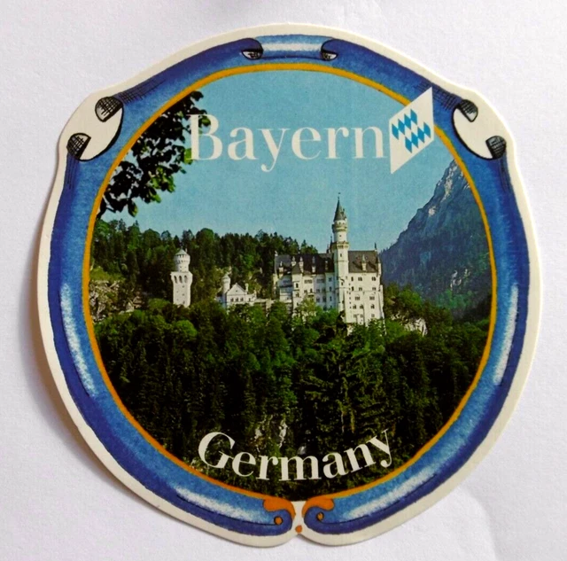 Autocollant Souvenir Tyrol Autriche – Niederndorf, Berg, Inntal, Années 80