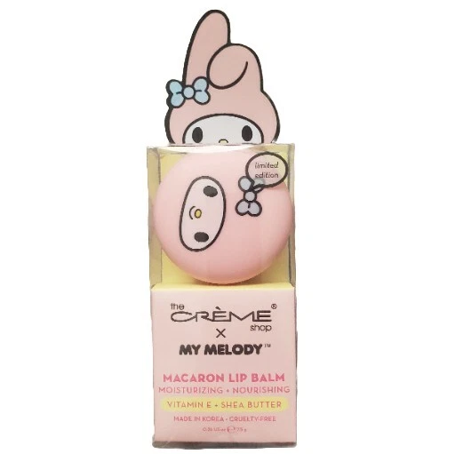 Creme Shop x My Melody  MACARON LIP BALM Strawberry Banana Limited Edition New