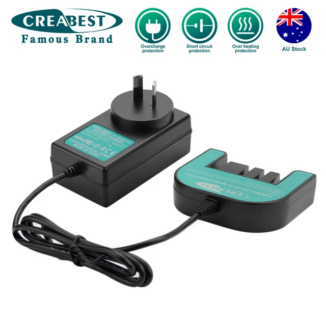 Fast Battery Charger For Black & Decker Ni-CD Ni-MH Battery Replacement  Battery Charger Multi-Volt 9.6V/12V/14.4V/18V 24V