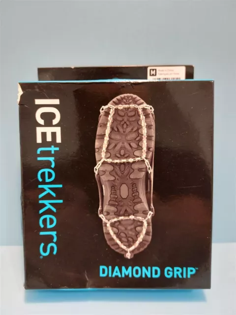 Ice Trekkers Diamond Grip Size Medium Snow & Ice Walking Traction Cleats Gear 2