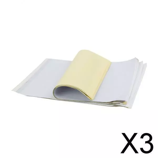 3X 10 Packs Kit de Tatouage de Feuille de Papier Calque Thermique de Transfert