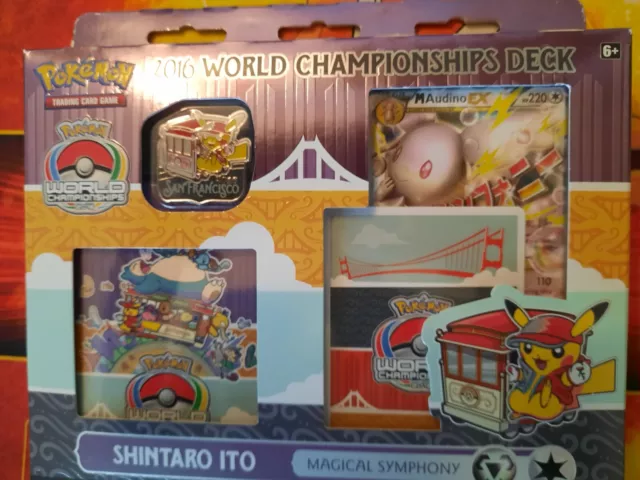  2019 Pokemon SET OF ALL (4) World Championship Factory Sealed  Decks with 240 Cards, Pin Codes & More! Includes Decks of Shintaro Ito,  Henry Brand, Kaya Lichtleitner & Haruki Miyamoto! WOWZZER! 