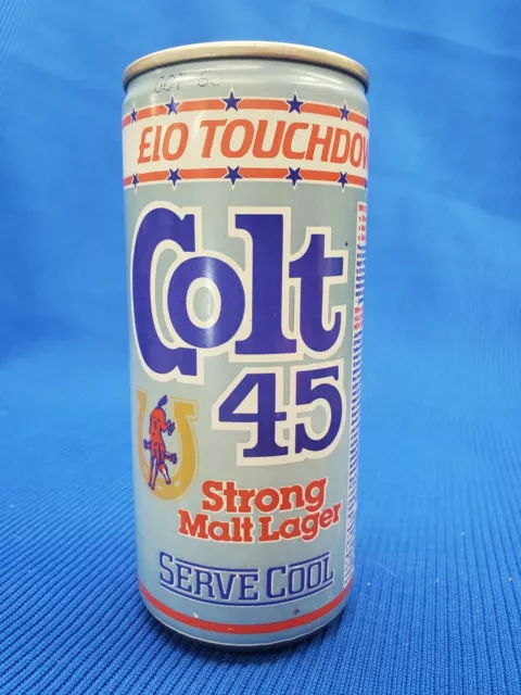 Vintage COLT 45 Strong Malt Lager Touchdown Offer - EMPTY 440ml RS Beer Can - UK