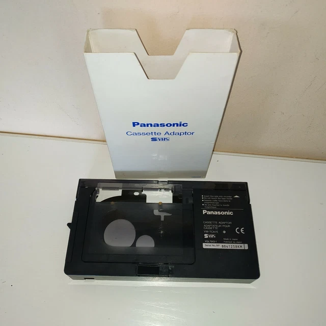 PANASONIC CAMCORDER CASSETTE Adapter VWTCA7E VHSC/SVHSC to VHS EUR