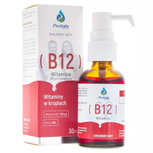 Avitale Vitamine B12 200 µg gouttes, 30 ml