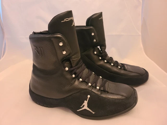 AIR JORDAN ROY Jones Jr Black Boxing Boots Shoes size 11 Nike