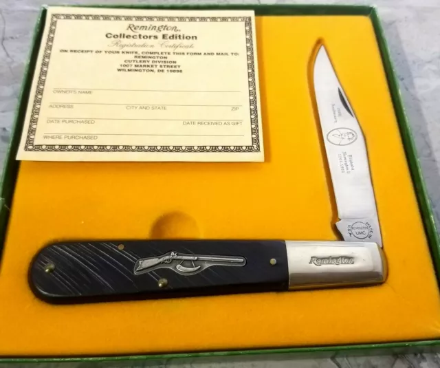 Remington Umc 200Th Anniversary Grand Daddy Barlow Pocket Knife Made In Usa