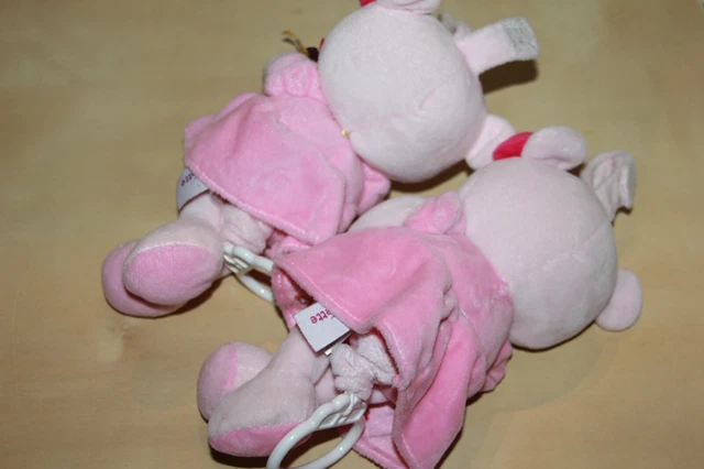 doudou pommette ours rose