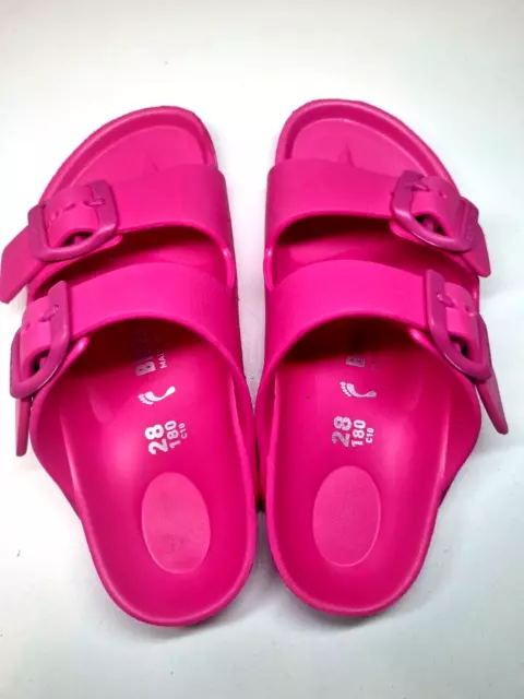 Hot pink plastic birkenstocks deals