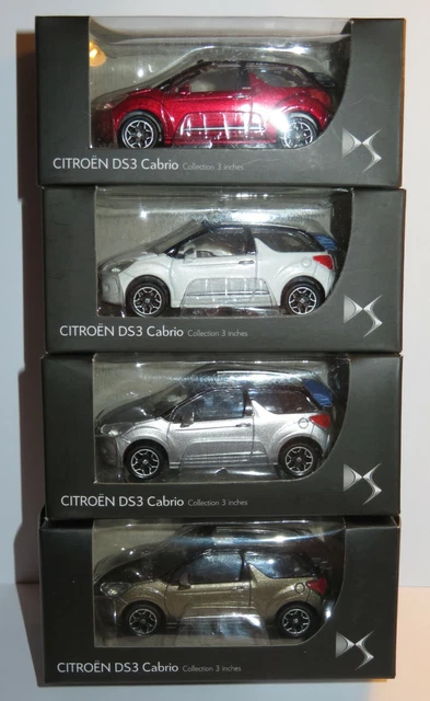 Diecast model cars DS Automobiles DS3 1/43 Norev Citroen DS 3 Crossback La Premiere black/red 2019