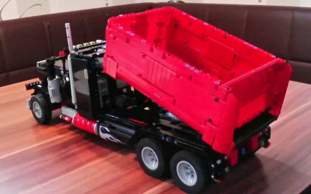 Bauanleitung instruction Truck Peterbild 8285 Eigenbau Unikat Moc Lego Technic 2