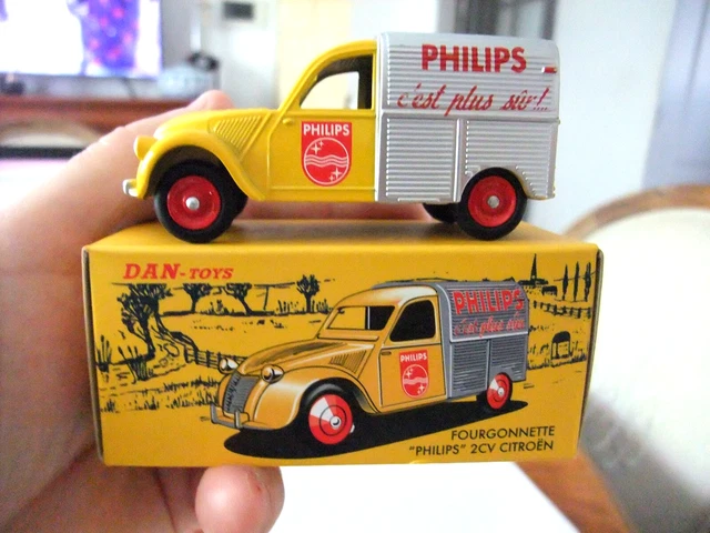 SUPERBE Dinky 560 Par Dan Toys Citroën 2Cv Philips #Dan-015 De 2012 EUR 100,00 - FR