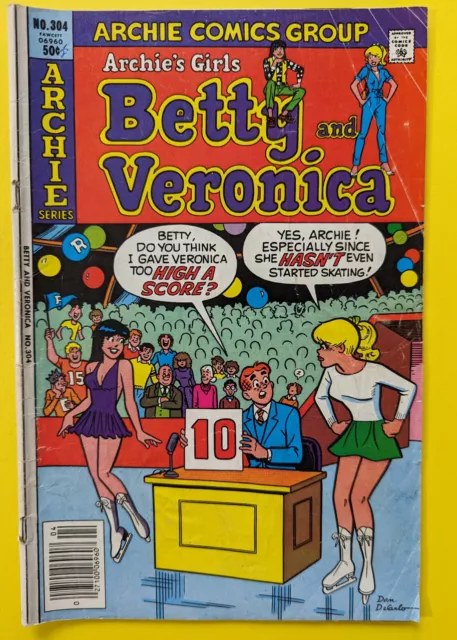 Archie Series 1981 : Archie's Girls  Betty And Veronica #304 ... 24-3