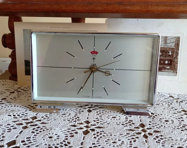 Sveglia vintage, Polaris, orologio meccanico, orologio a carica cinese