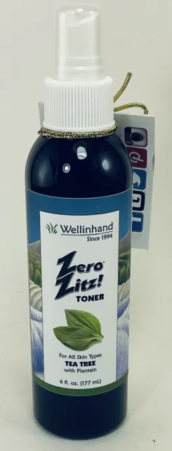 Tóner Wellinhand's Zero Zitz para todos los tipos de piel árbol de té con plátano