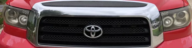 2007-2013 Toyota Tundra Sequoia LED Halo Black Projector Headlights Lamp L+R