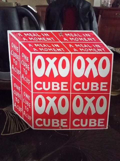 Plaque Émaillée OXO CUBE