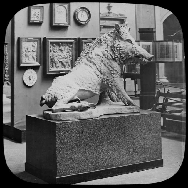 Magic Lantern Slide KENSINGTON ART MUSEUM NO43 C1888 PHOTO V&A VICTORIA & ALBERT