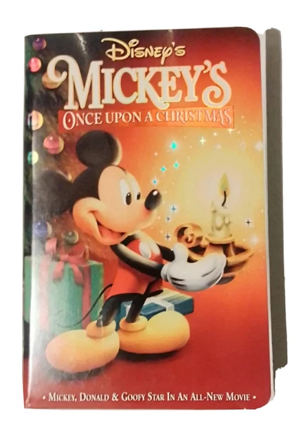 WALT DISNEY'S MICKEY'S Once Upon A Christmas VHS 1999 Classic Kid's