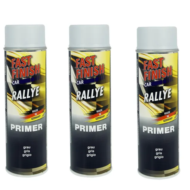 Rallye Haftgrund grau FastFinish Spray 3x 500ml => 1500ml