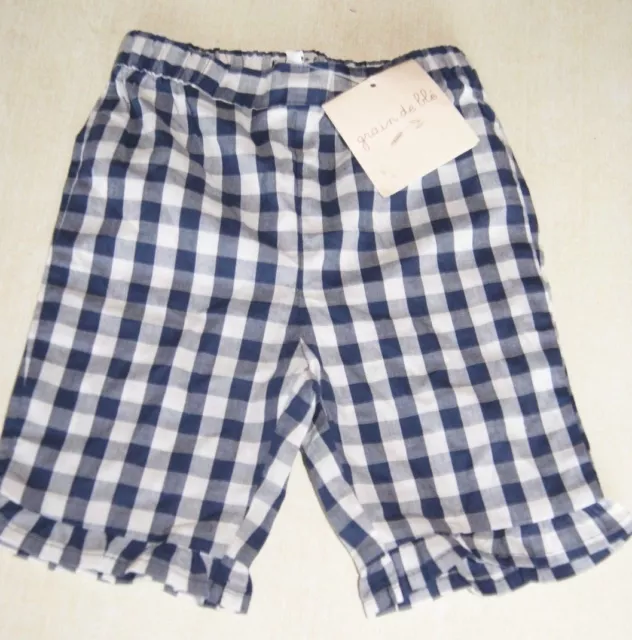 Pantalon noir et blanc neuf taille 12 mois marque Grain de Blé étiqueté à 9,95€