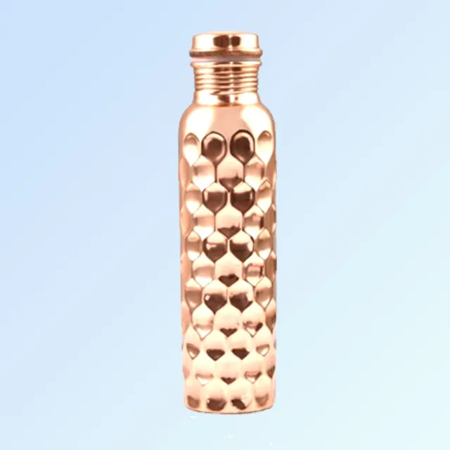 100% Copper Water Bottle Ayurveda Health Weight Loss Home Xams Exclusive Gift
