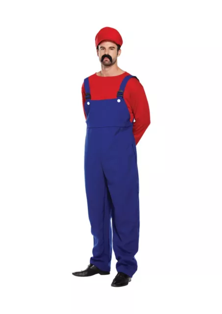 Adult Super Mario Fancy Dress Costume Mens Womans Outfit World Book Day 3