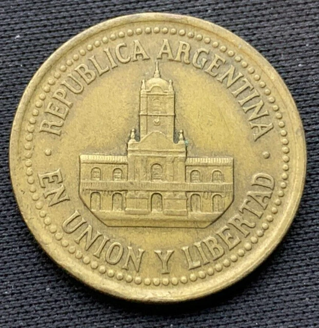 1992 Argentina 25 Centavos Coin XF      High Grade World Coin    #K2308