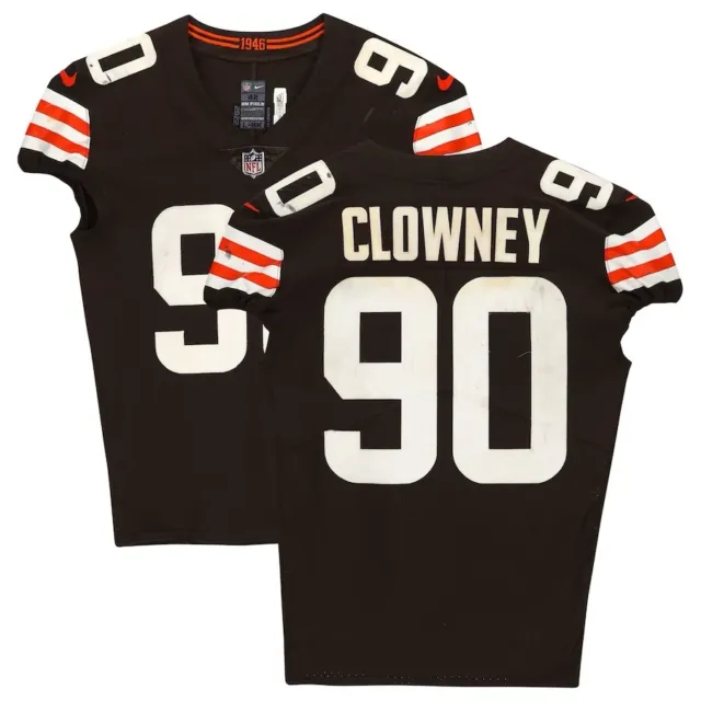 Jadeveon Clowney Cleveland Browns Game-Used Nike #90 Jersey September 11 2002 42