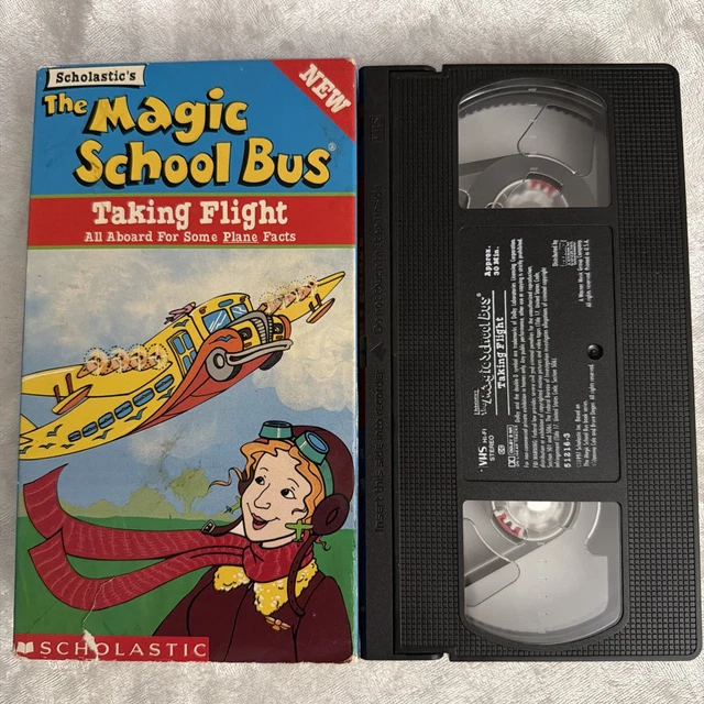 SCHOLASTIC THE MAGIC School Bus Planes VHS Taking Flight ~ Tested ...