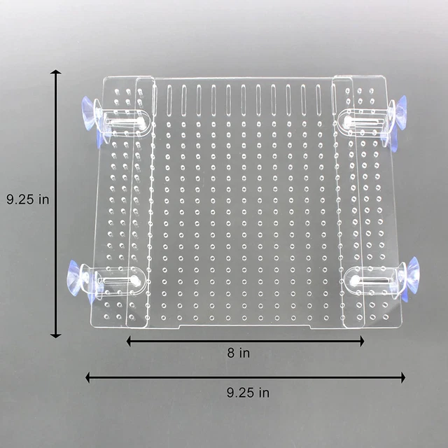 Pet - Rishi Aquarium Fish Tank Acrylic Divider Isolation Board (Suction Cup Incl 2