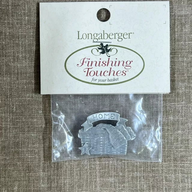 Longaberger Homested Home Pewter Magnet