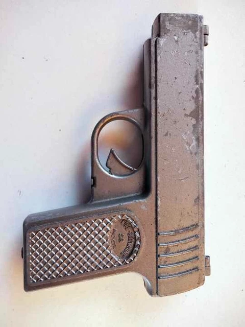 JOUET ANCIEN PISTOLET MINIATURE REVOLVER METAL - 20ème