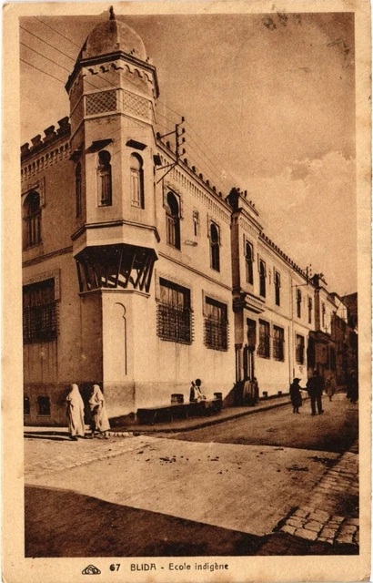 CPA Algérie Aumale - L'École Indigène - Carte Postale Ancienne Collection