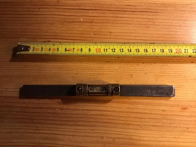 ANCIEN OUTIL DE nivellement de menuisier en laiton et fer Plumb Bob EUR
