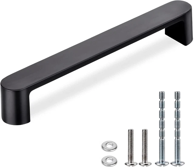 WEAVERBIRD Antique Black Zinc Alloy Kitchen Cabinet Handle Drawer Pull Cupboard