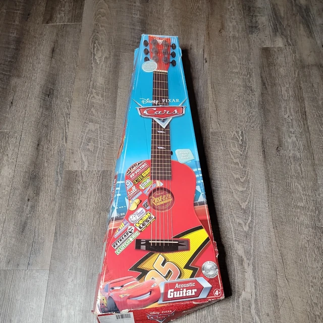 Disney Pixar Cars Acoustic Guitar with original box 6 strings  great condition