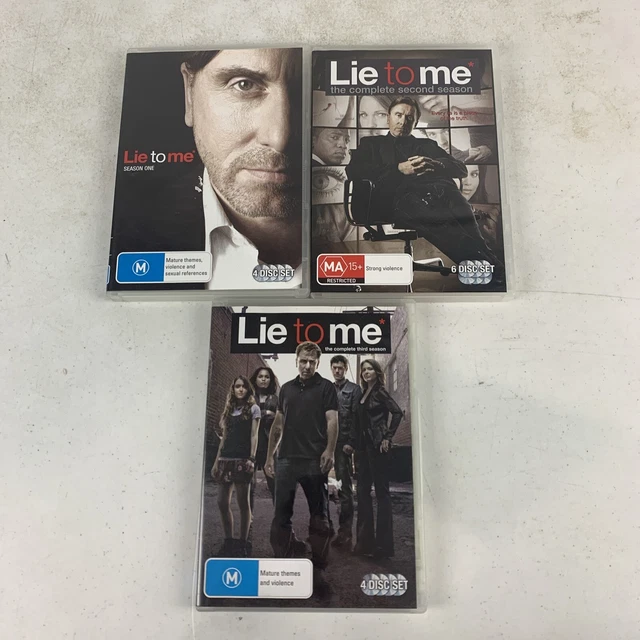 LIE TO ME The Complete Series Season 1-3 DVD Region 4 Free Tracked