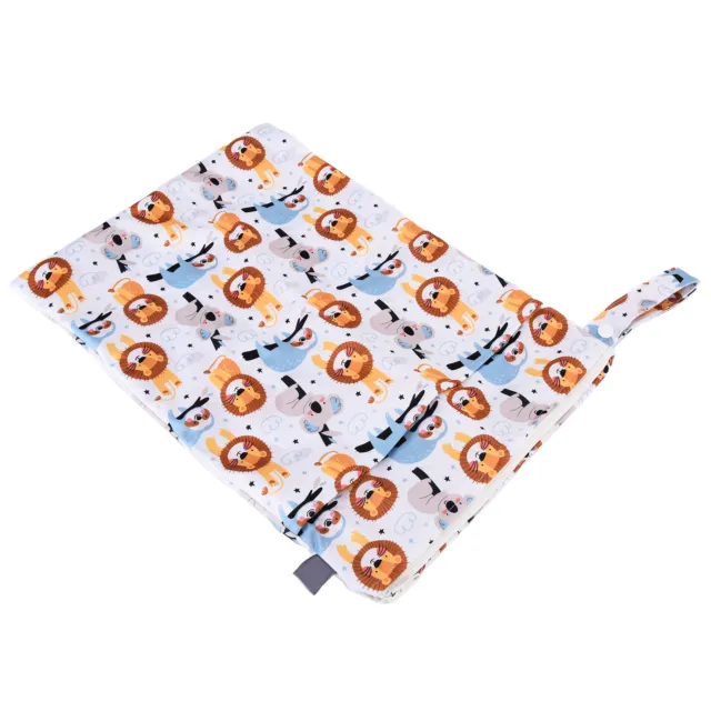 Cloth Diaper Wet Dry Bag Reusable Waterproof Double Zipper Multifunction Bag LJ4