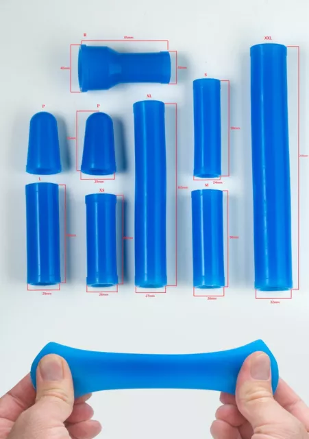 Male Vacuum Silicone Sleeve Soft Extender XS-XXL