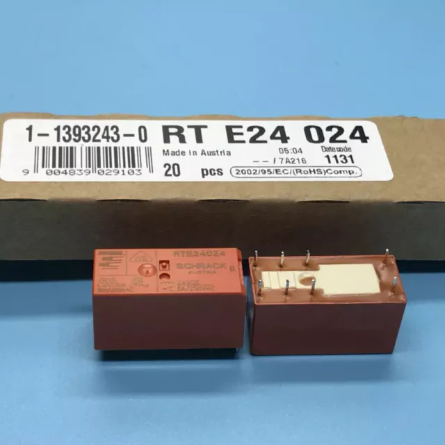 1Pc RTE24024 Tyco General Purpose Relay 8 Pins