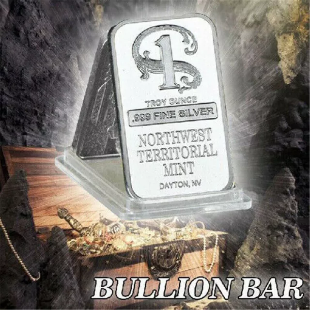 Bullion Bar 1oz Northwest Territorial Mint Silver Bar Art Collectible Decoration