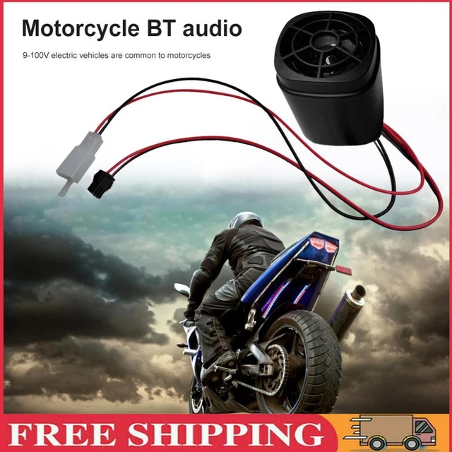 Mini Altoparlante Suono Comodo Portatile per Moto Scooter Elettrico 9-100V