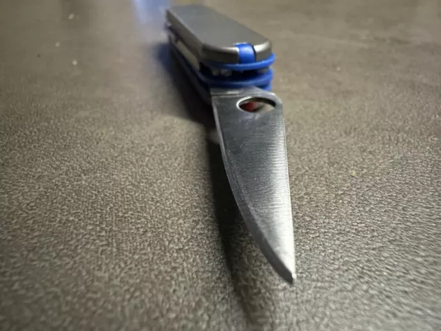 Victorinox Spydernox Custom MOD 58mm G10 Liner blau EDC