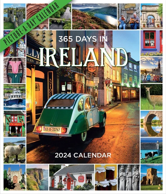 365 DAYS IN Ireland PictureADay Wall Calendar 2024 For Travelers―and
