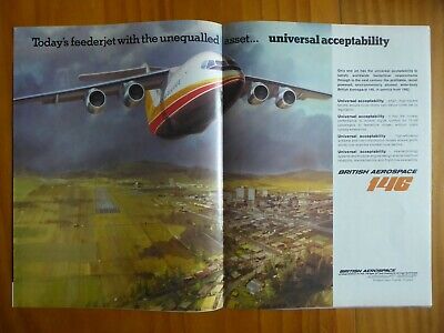 8/1978 PUB BRITISH AEROSPACE CONCORDE AIRLINER BULLDOG RAF TRAINER ORIGINAL AD 